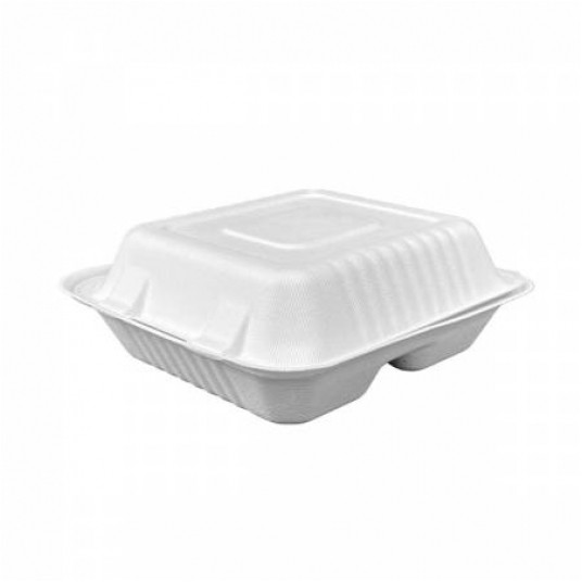 Menu boxy z trzciny cukrowej 23/23cm 50szt. -zdjęcie numer 3