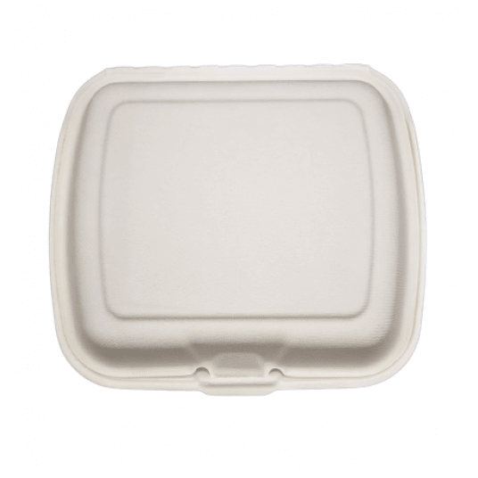 Menu boxy z trzciny cukrowej trójdzielne 230/205mm 50szt. -zdjęcie numer 3