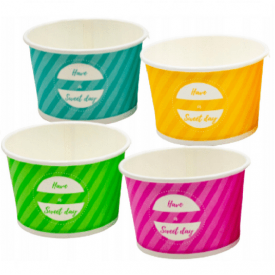Miski do lodów bez plastiku 130ml 40szt. -zdjęcie numer 1