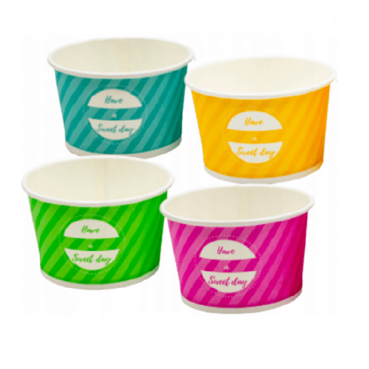 Miski do lodów bez plastiku 130ml 40szt. -zdjęcie numer 1