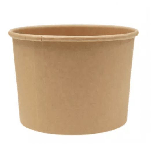 Miski papierowe Kraft na wynos 460ml 25szt. -zdjęcie numer 1