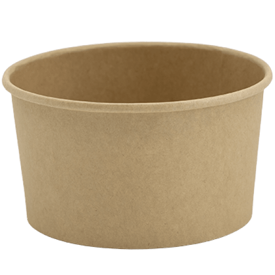 Miski papierowe sałatkowe kraft ⌀149mm 1000ml 50szt. -zdjęcie numer 1