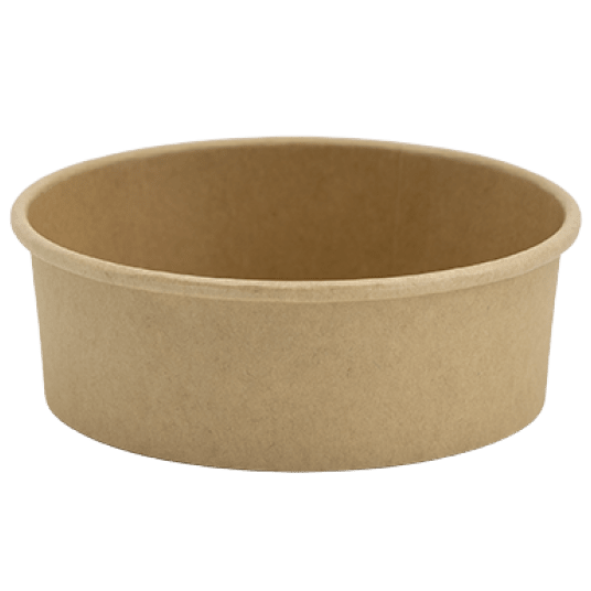 Miski papierowe sałatkowe kraft ⌀149mm 500ml 50szt. -zdjęcie numer 1