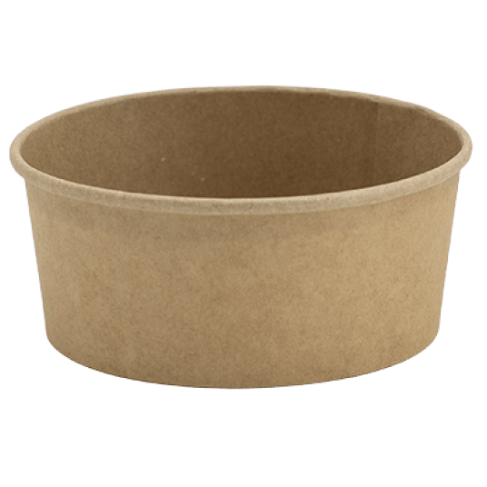 Miski papierowe sałatkowe kraft ⌀149mm 750ml 50szt. -zdjęcie numer 1
