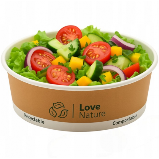 Miski sałatkowe 0% plastic 1300ml 50szt. -zdjęcie numer 2