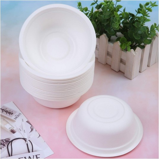 Miski z trzciny cukrowej 350ml 50szt. -zdjęcie numer 2