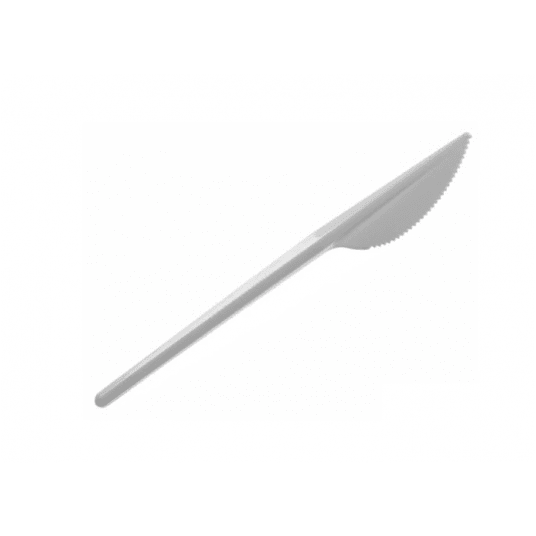 Noże białe plastikowe 2,3g 100szt. -zdjęcie numer 2
