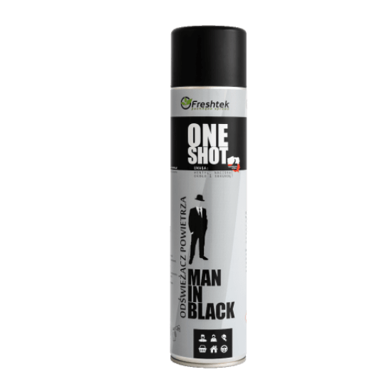 Odświeżacz powietrza One Shot Man In Black 600ml 1szt. -zdjęcie numer 1