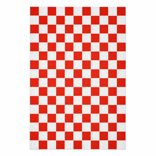 Papier pakowy w arkuszach biało-czerwona Szachownica 30/40cm 1000szt. -zdjęcie numer 1