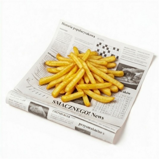 Papier pakowy w arkuszach biały GAZETA powlekany 30/40cm 1000szt. -zdjęcie numer 7