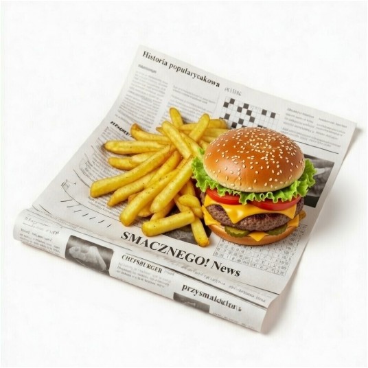 Papier pakowy w arkuszach biały GAZETA powlekany 30/40cm 1000szt. -zdjęcie numer 4