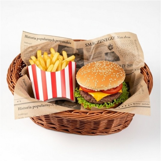 Papier pakowy w arkuszach GAZETA powlekany KRAFT 30/40cm 1000szt. -zdjęcie numer 5