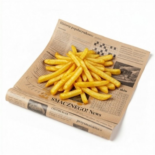 Papier pakowy w arkuszach GAZETA powlekany KRAFT 30/40cm 1000szt. -zdjęcie numer 2