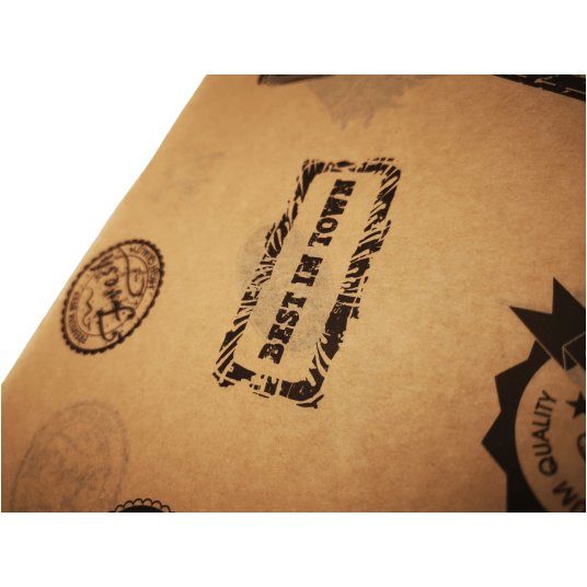 Papier pakowy w arkuszach HAMBURGER powlekany KRAFT 30/40cm 1000szt. -zdjęcie numer 3