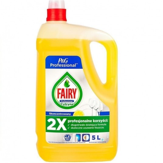 Płyn do mycia naczyń Fairy cytryna 5L -zdjęcie numer 1