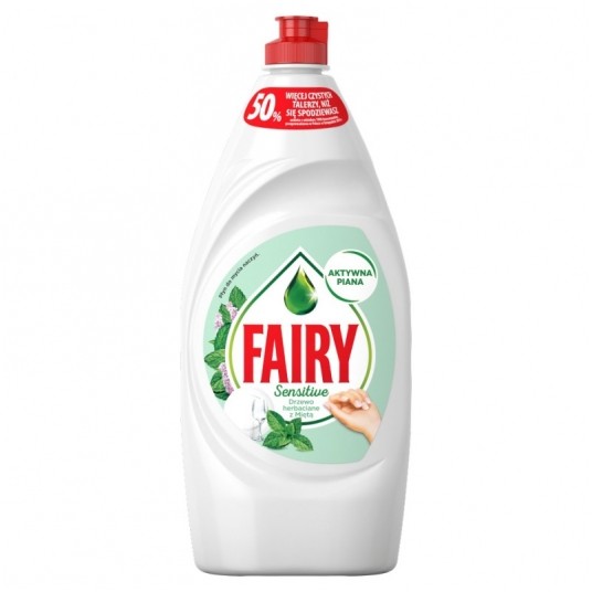 Płyn do mycia naczyń Fairy drzewo herbaciane z miętą 900ml 1szt. -zdjęcie numer 1