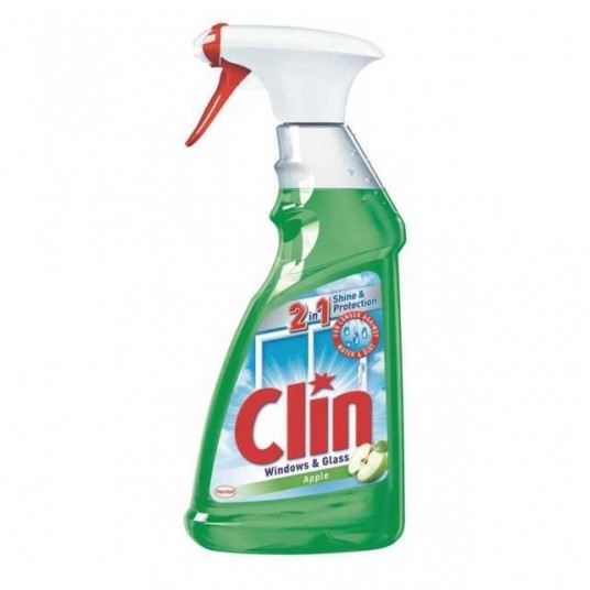 Płyn do szyb Clin Zielone jabłko 500ml 1szt. -zdjęcie numer 1