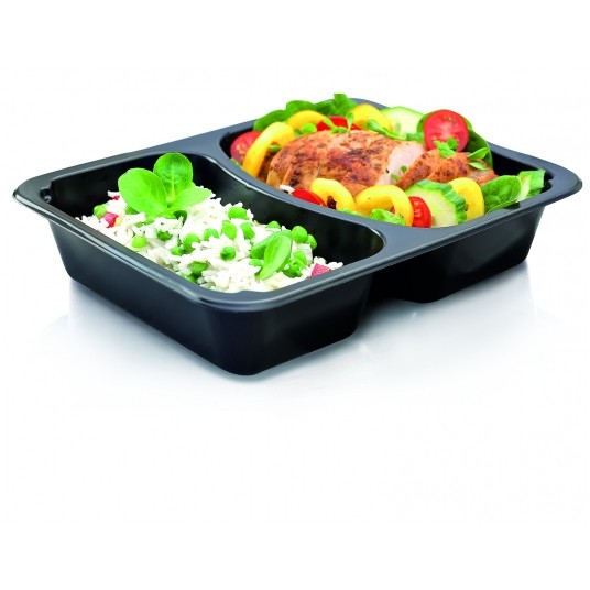 Pojemniki do zgrzewu dwudzielne 227/178/50mm 60szt. -zdjęcie numer 2