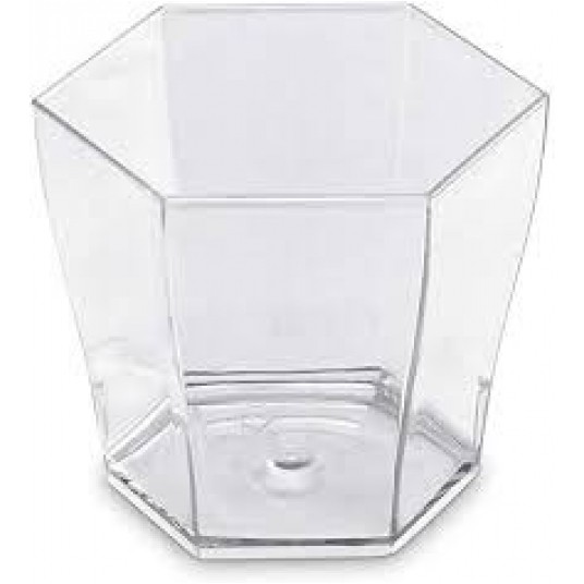 Pojemniki na desery 6kątne 60 ml 24 szt. -zdjęcie numer 1