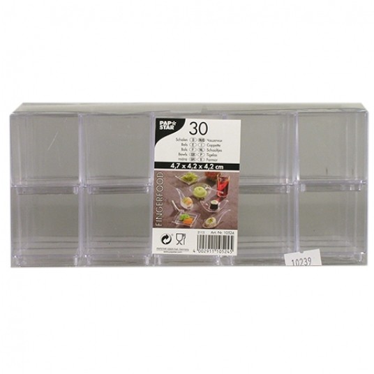 Pojemniki na desery Sześcian 55ml 30szt. -zdjęcie numer 2