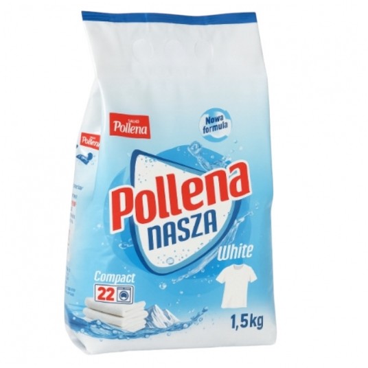 Pollena Proszek do prania White 1,5kg -zdjęcie numer 1