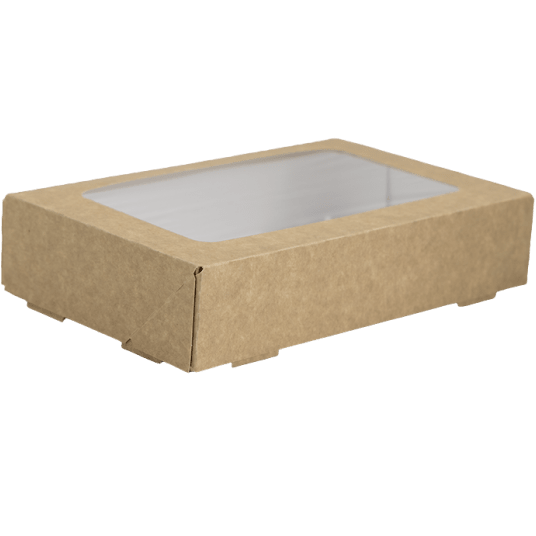 Pudełka cukiernicze brązowe KRAFT 230/150/50mm 15szt. -zdjęcie numer 1
