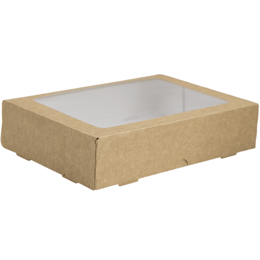 Pudełka cukiernicze brązowe KRAFT 260/190/60mm 15szt. -zdjęcie numer 1