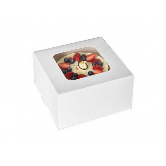 Pudełka cukiernicze z okienkiem 130/130/70mm 20szt. -zdjęcie numer 2