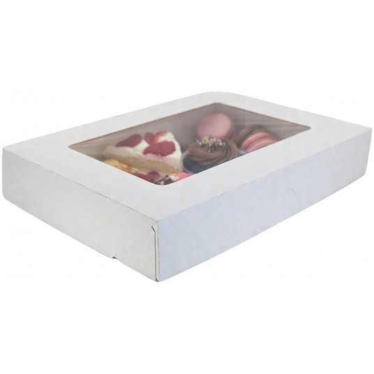 Pudełka cukiernicze z okienkiem 350/260/60mm 15szt. -zdjęcie numer 2