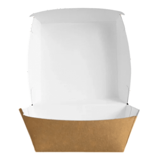 Pudełka na burgera brązowe 11,5/11,5/7cm 200szt. -zdjęcie numer 3