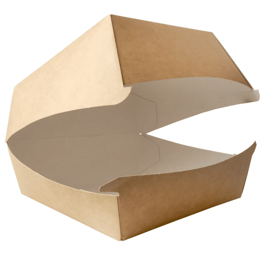Pudełka na burgera Gigant brązowe 14,5/14,5/10cm 100szt. -zdjęcie numer 1