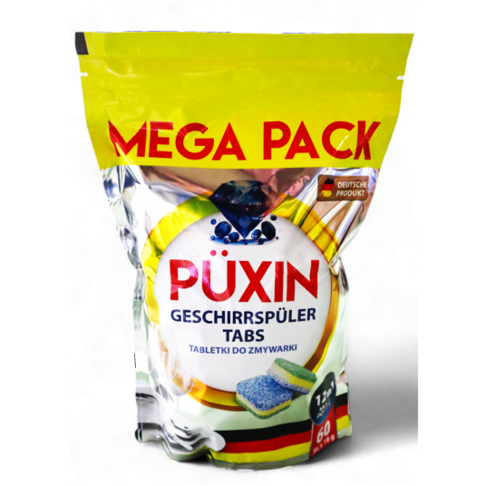 Puxin tabletki do zmywarki 60szt. -zdjęcie numer 1