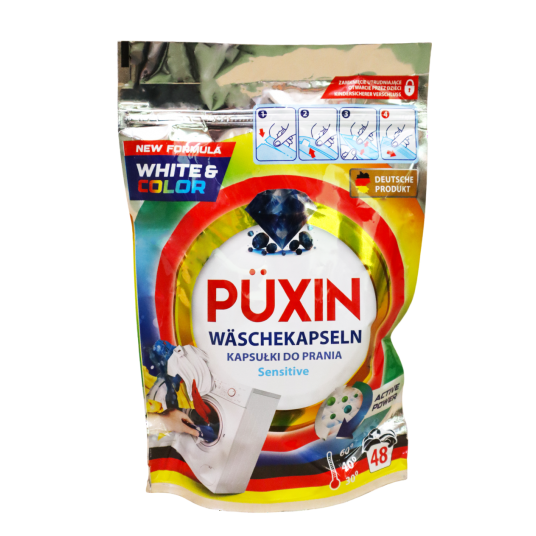Puxin Uniwersalne kapsułki do prania 48szt. -zdjęcie numer 1