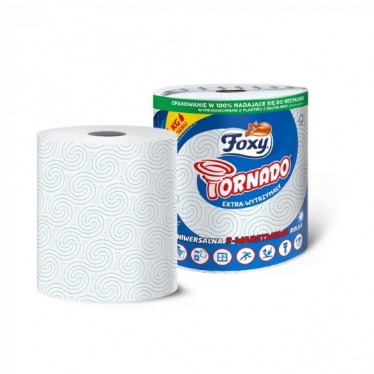 Ręcznik papierowy Foxy Tornado 3W 1rolka -zdjęcie numer 2