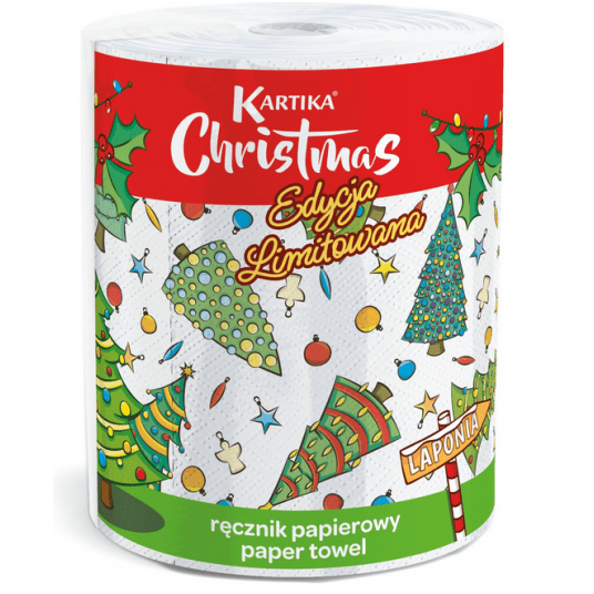 Ręcznik papierowy Kartika Christmas 3W -zdjęcie numer 4
