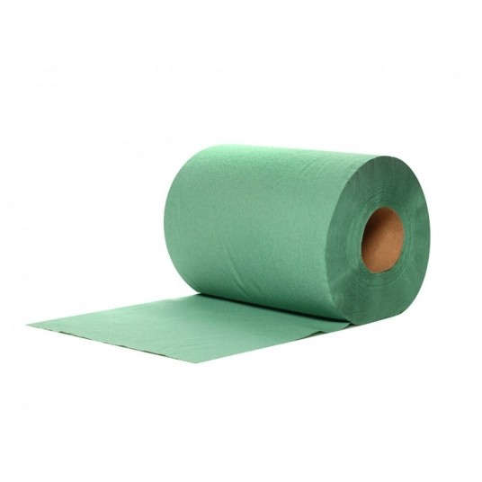 Ręcznik papierowy zielony makulatura mini -zdjęcie numer 1