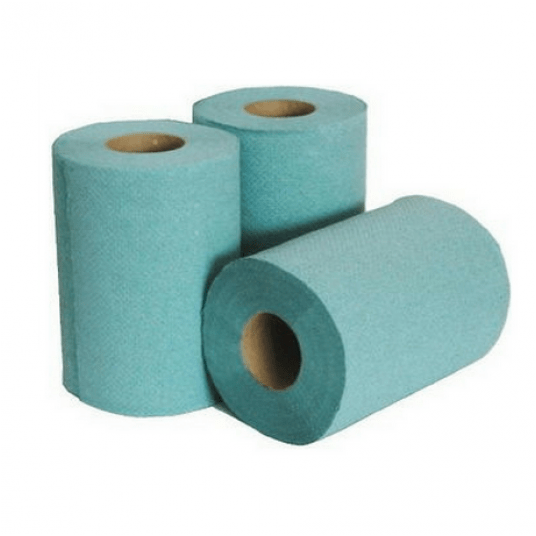 Ręcznik papierowy zielony makulatura mini -zdjęcie numer 2