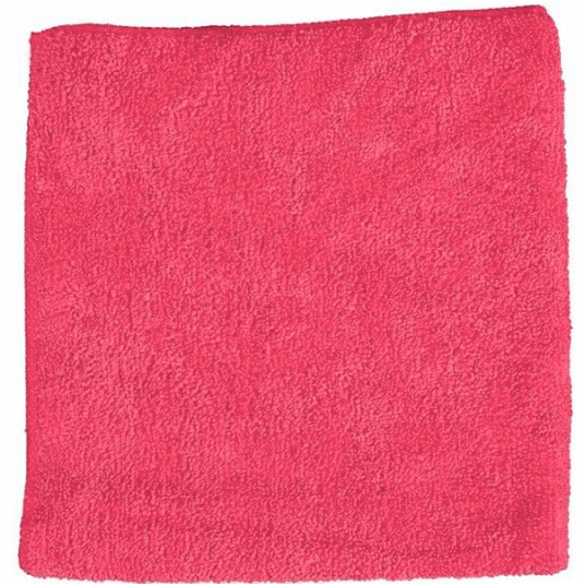 Ścierka frotte mikrofibra czerwona 40/40cm -zdjęcie numer 1