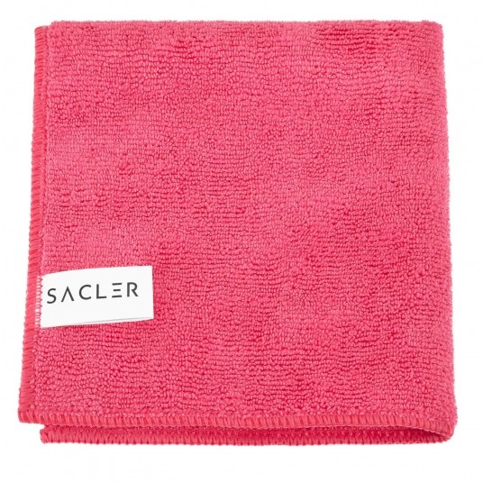 Ścierka frotte mikrofibra czerwona 40/40cm -zdjęcie numer 5