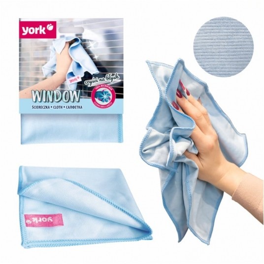 Ścierka York do okien z mikrofibry 30/30cm 1szt. -zdjęcie numer 2