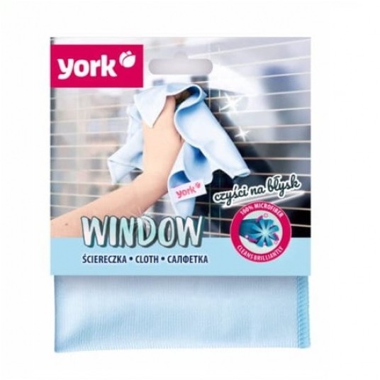 Ścierka York do okien z mikrofibry 30/30cm 1szt. -zdjęcie numer 1