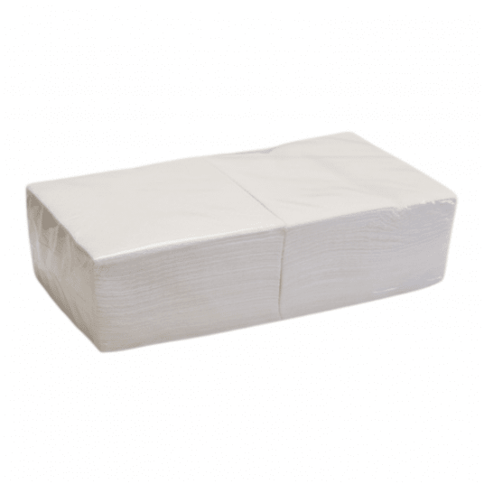 Serwetki dwuwarstwowe białe 33/33cm 200szt. -zdjęcie numer 1