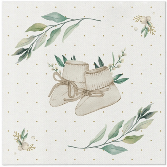 Serwetki flizelinowe Hello Baby 40/40cm 50szt. -zdjęcie numer 1