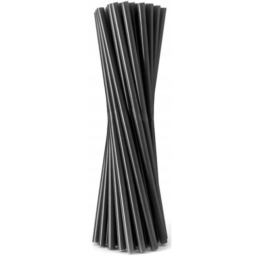 Słomki wielorazowe czarne 7/220mm 500szt. -zdjęcie numer 3