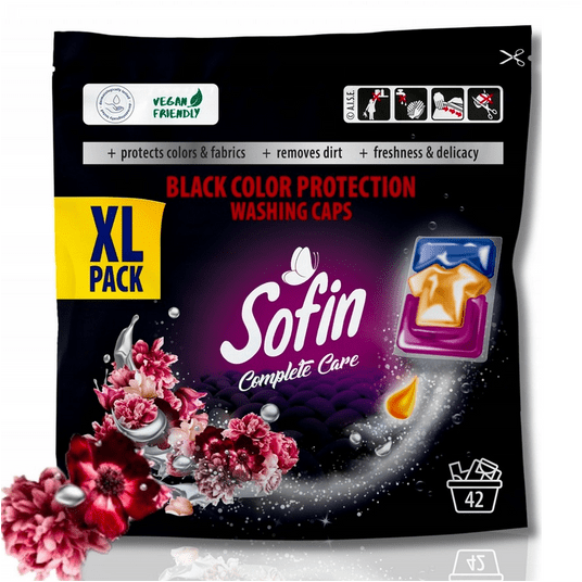 Sofin kapsułki do prania black 42szt -zdjęcie numer 1
