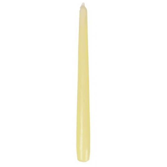 Świeca stożek ecru 24,5cm -zdjęcie numer 1