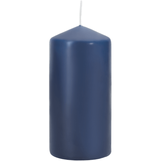 Świeca walec granatowa 60/120mm -zdjęcie numer 1