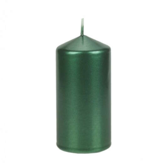 Świeca walec zielony 60/120mm -zdjęcie numer 1