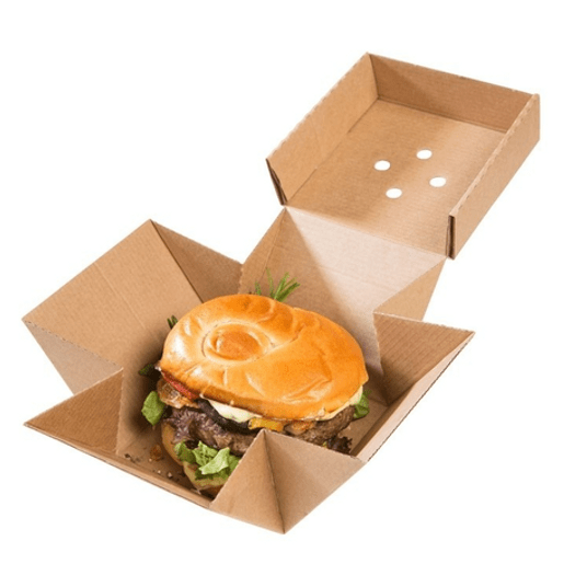 T13 Burger brązowy składany 15/15/12cm 100szt -zdjęcie numer 2