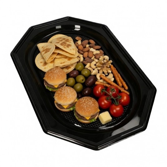 Tace cateringowe czarne zamykane 35cm 10szt. -zdjęcie numer 3